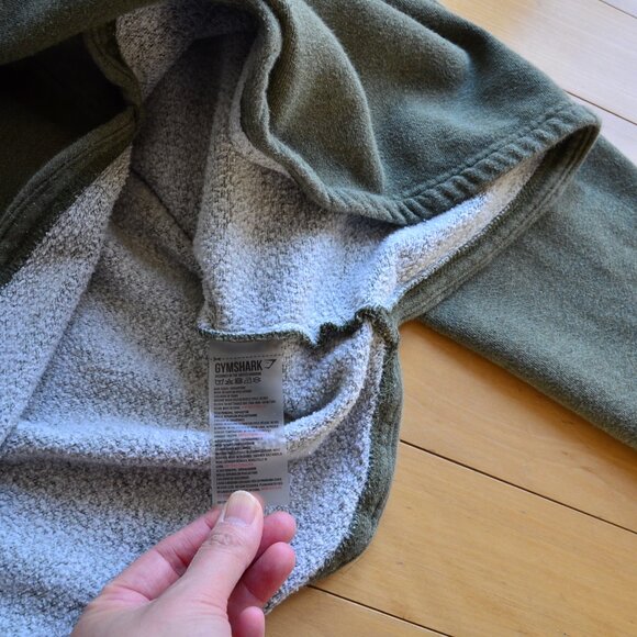 Gymshark Pullover Mesh Sleeve Dipped Hem Athleisure Loungewear Workout Size M - Picture 8 of 11